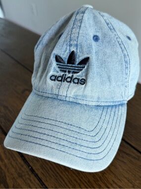 Adidas Women's Adjustable Climalite Blue Jean Hat Cap One Size Fits All